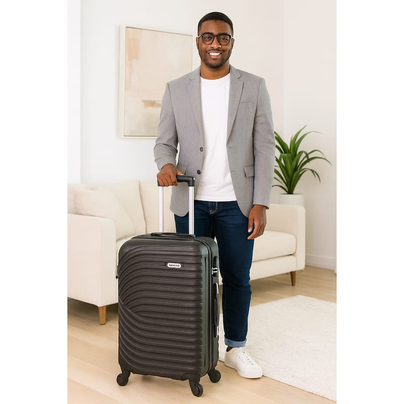 Craft Hardside 24-Inch Chequed Lightweight Spinner Luggage