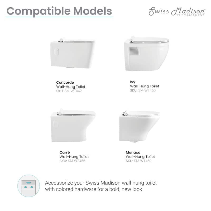 Toilet Hardware Black (SM-WT442, SM-WT450, SM-WT455, SM-WT514, SM-WT530)
