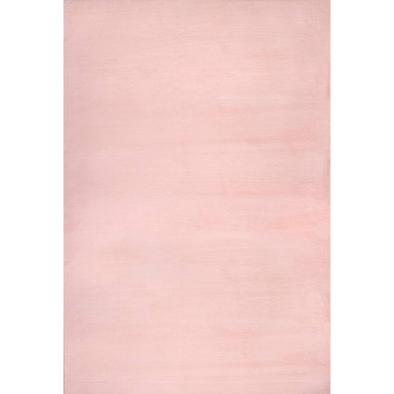 Nuloom Layne Soft Silky Faux Rabbit Fur Area Rug