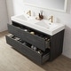preview thumbnail 36 of 83, Huesca Bath Vanity with Composite Integral Sink Top without Mirror