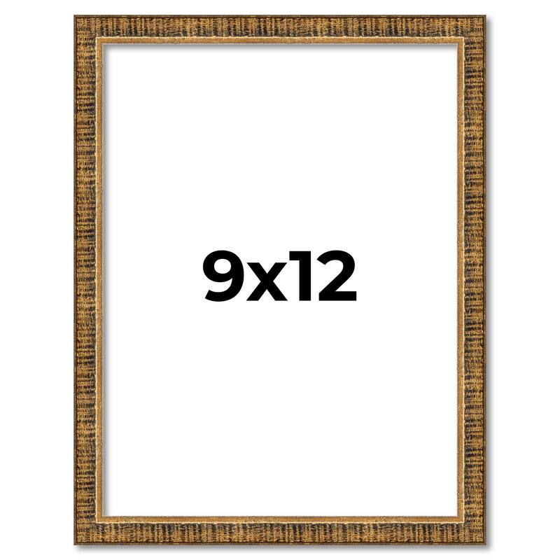 9x12 Frame Gold Picture Frame - Complete Modern Photo Frame