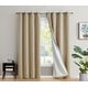 preview thumbnail 41 of 74, Dakota Complete Blackout Drapery Heavy Thermal Insulated Efficient Window Curtain Grommet Panels, 2 Panels 52 W x 84 L per panel - Set of 2 - Taupe