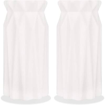 2 Pack Ceramic Look Plastic Flower Vase for Décor
