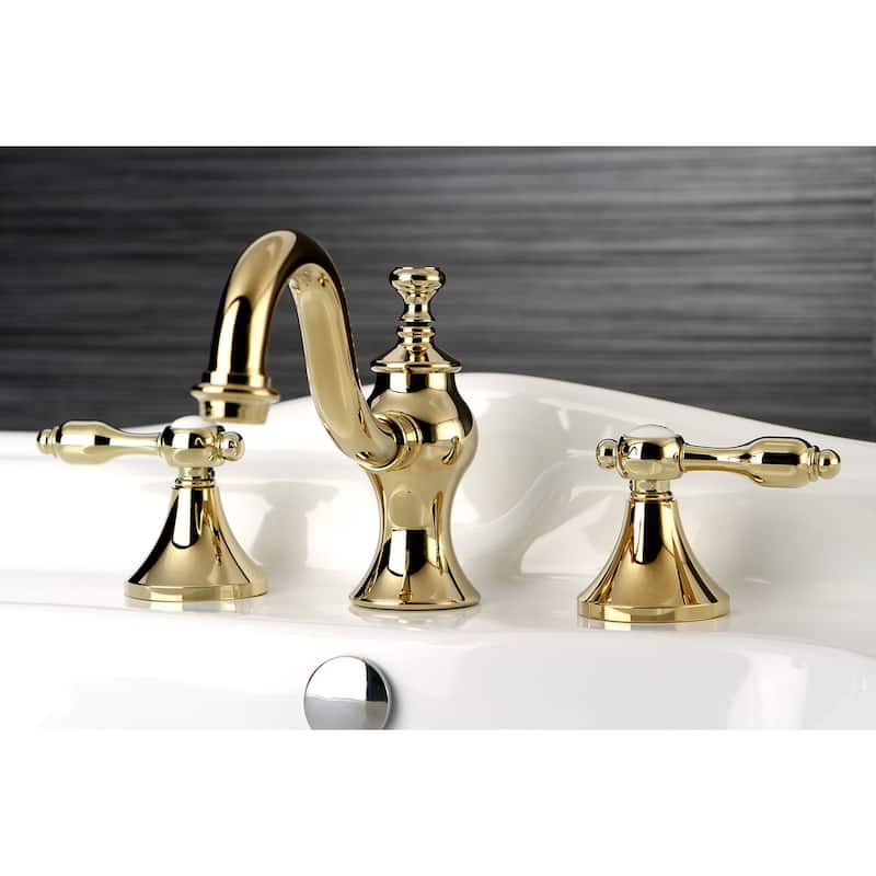 Kingston Brass Tudor Widespread Bathroom Faucet - Includes Metal