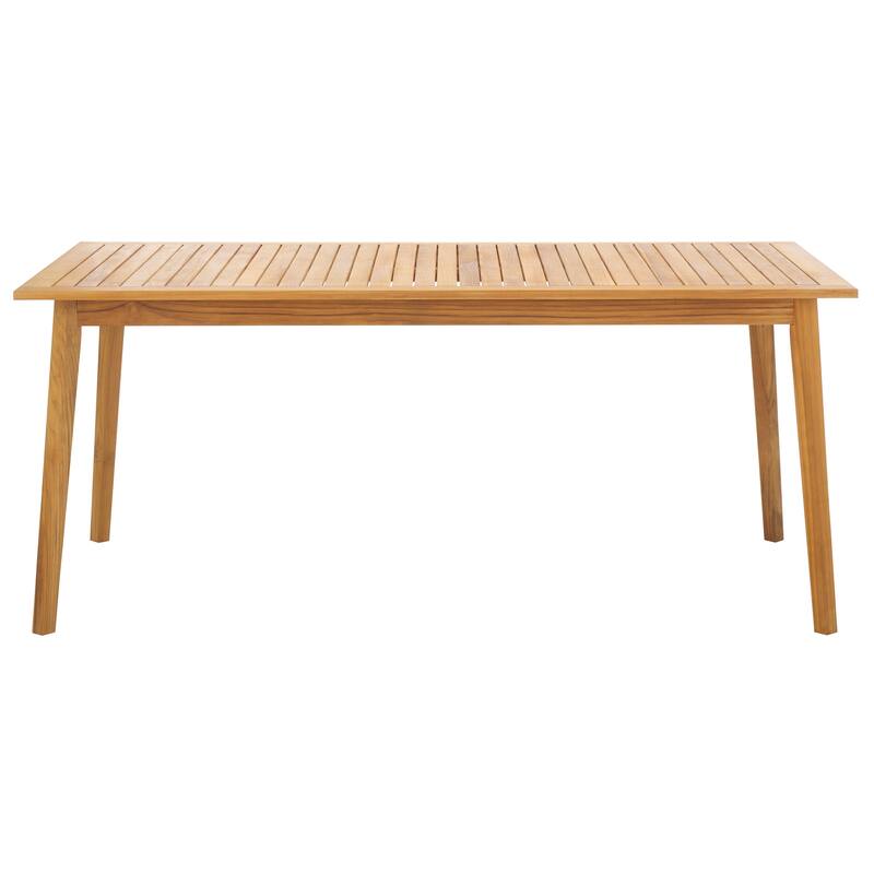 SAFAVIEH Couture Mayaguana Brazilian Teak Dining Table - 72"W x 40"D x 30"H