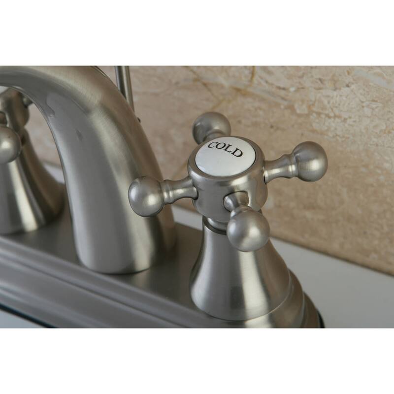 Kingston Brass English Vintage Centerset Bathroom Faucet with Brass