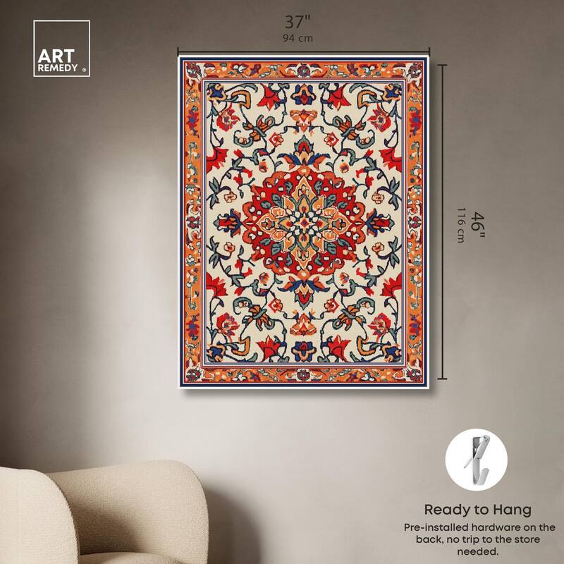 Morrocan Garden II Canvas by Art Remedy