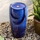 preview thumbnail 129 of 150, Glitzhome Oversized LED Lighted Ceramic Pot Floor Fountains for Outdoor Garden