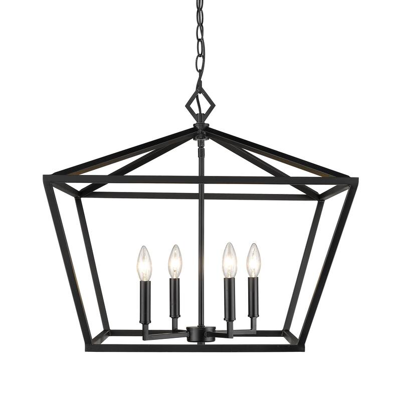 Millennium Lighting Metal 4 Light Pendant Fixture