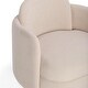 preview thumbnail 6 of 13, Wolfie Velvet Swivel Chair - 30.8"W x 27.2"D x 29.4"H