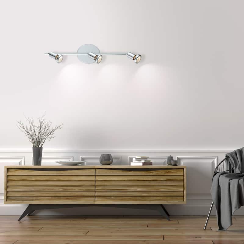 Eglo Buzz 2 3-Light Chrome Track Light - Chrome