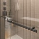 preview thumbnail 16 of 25, Seawin 56 - 60 in. W x 64 in. H Mara Frameless Bypass Sliding Bathtub Door 10 mm Tempered Glass with NanoShield™ Coating