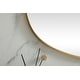 preview thumbnail 7 of 9, Elegant Lighting MR2B3048 Brynn 30" W x 48" H Oval Framed Bathroom