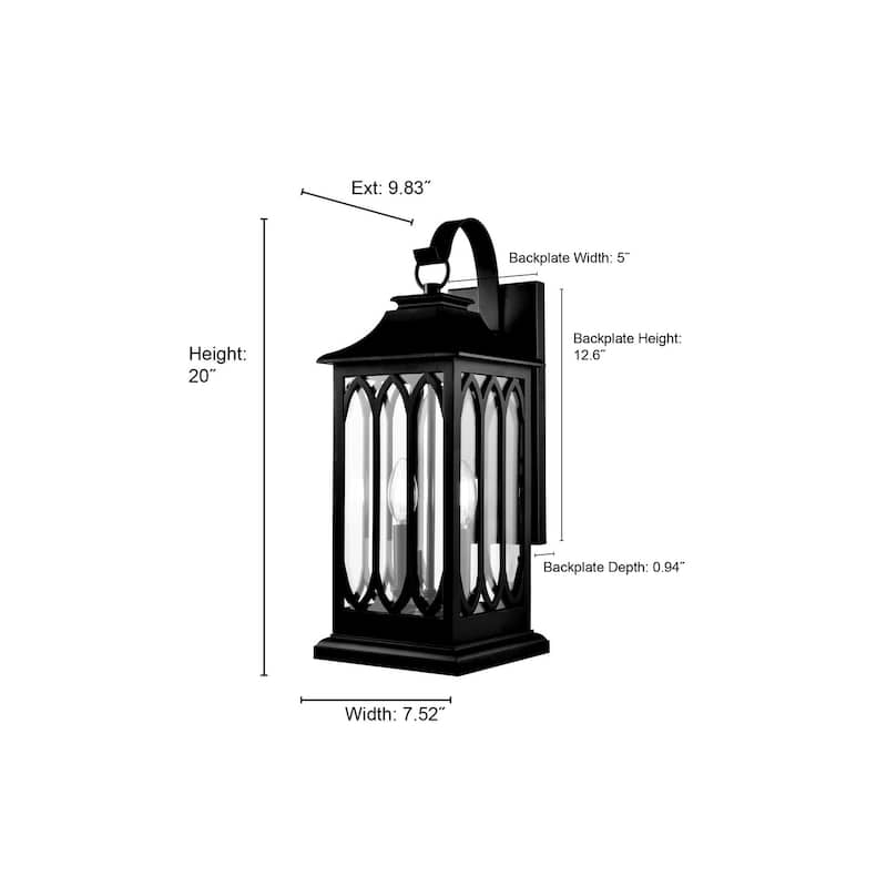 Millennium Lighting 88103 Mallorey 3 Light 29" Tall Outdoor Wall