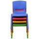 preview thumbnail 7 of 6, Costway Set of 4 Kids Plastic Chairs Stackable Play and Learn - see details