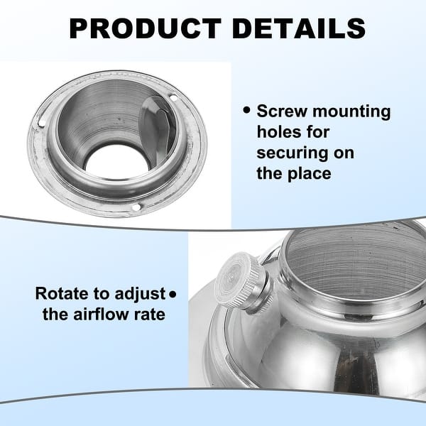 6-Inch Round Ball Jet Air Diffuser – Adjustable 360-Degree Flow, White ABS, For High-Capacity Ventilation In Ducts, Walls & Ceilings