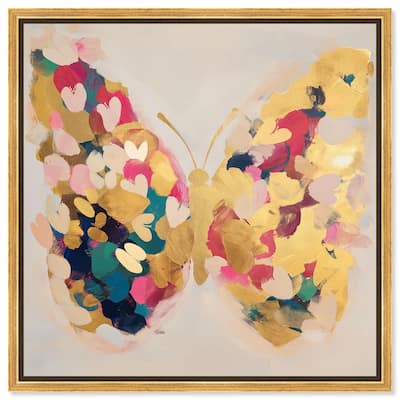 Flutter of Fortitude I Canvas by Art Remedy