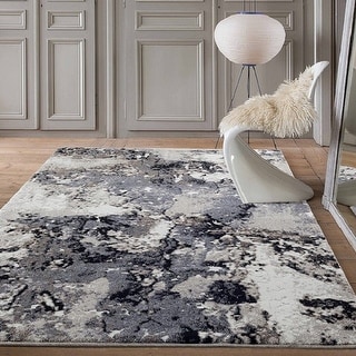 Polyphia Rug Sofia Abstract Polypropylene Area Rug - Bed Bath & Beyond - 28036463