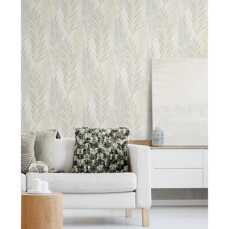 Seabrook Designs Francisca Climbing Leaves Unpasted Wallpaper