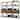 Madesa Garage Storage Rack with 6 Drawers and Open Shelves 82"L