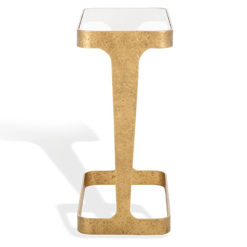SAFAVIEH Couture Viktor Forged Metal Accent Table - 19"W x 11"D x 24"H