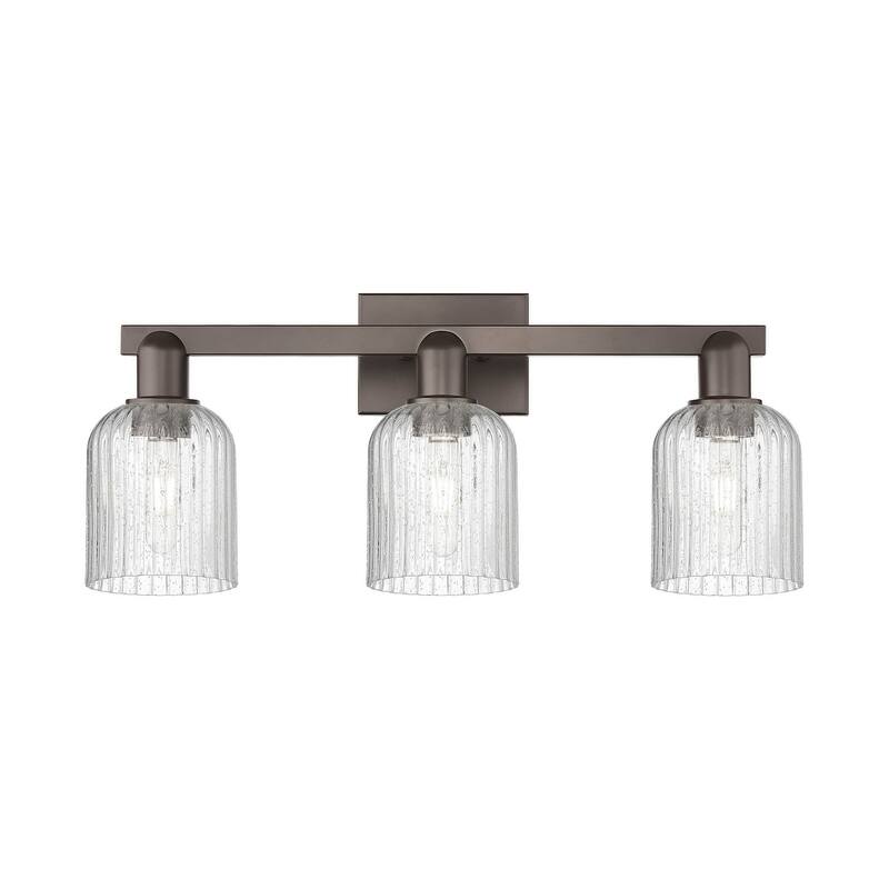 Innovations Lighting 716-3W-11-24 Bridal Veil Vanity Bridal Veil 3 - Oil Rubbed Bronze / Seedy