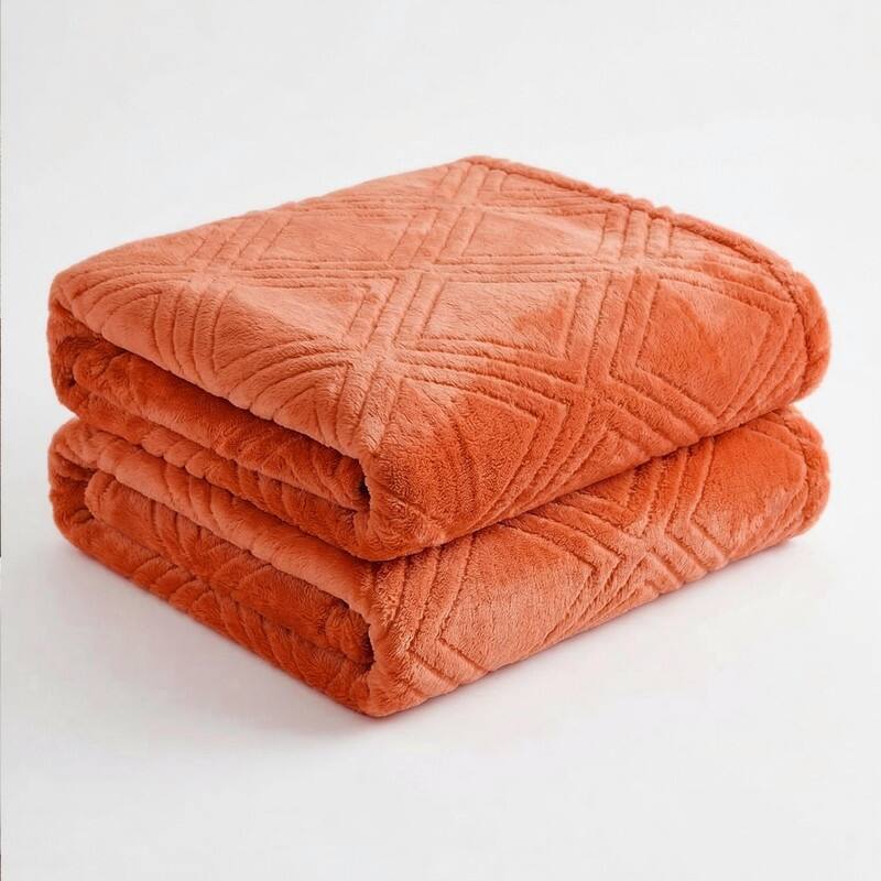 Superior Alaska Quilted Diamond Plush Fleece Blanket For Couch or Bed