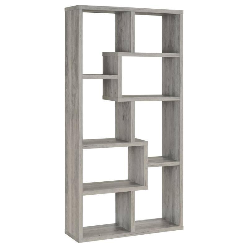 7 Shelves Storage Shelf Solid Wood Furniture