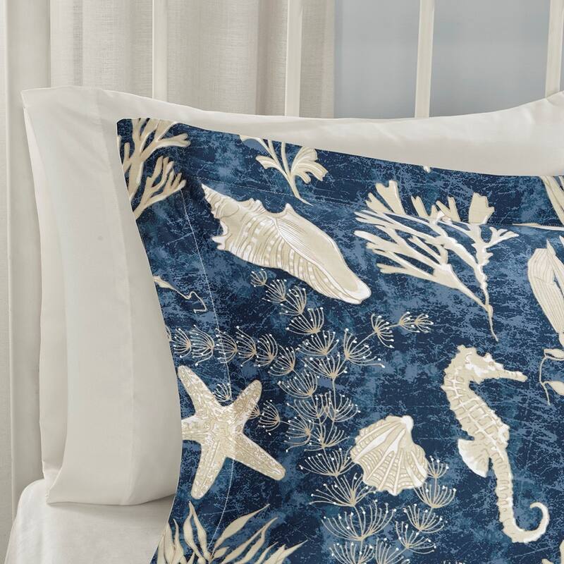 GDF Studio - Cotton Sateen Comforter Set with Decorative Pillows