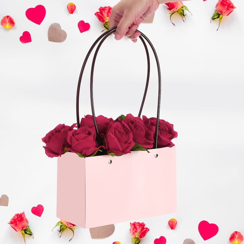 Flower Gift Box, 30 Pcs Paper Bouquet Flower Gift Bags