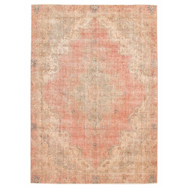 ECARPETGALLERY Hand-knotted Antalya Vintage Dark Copper Wool Rug - 8'2 x 11'8 - Dark Copper - 8'2 x 11'8