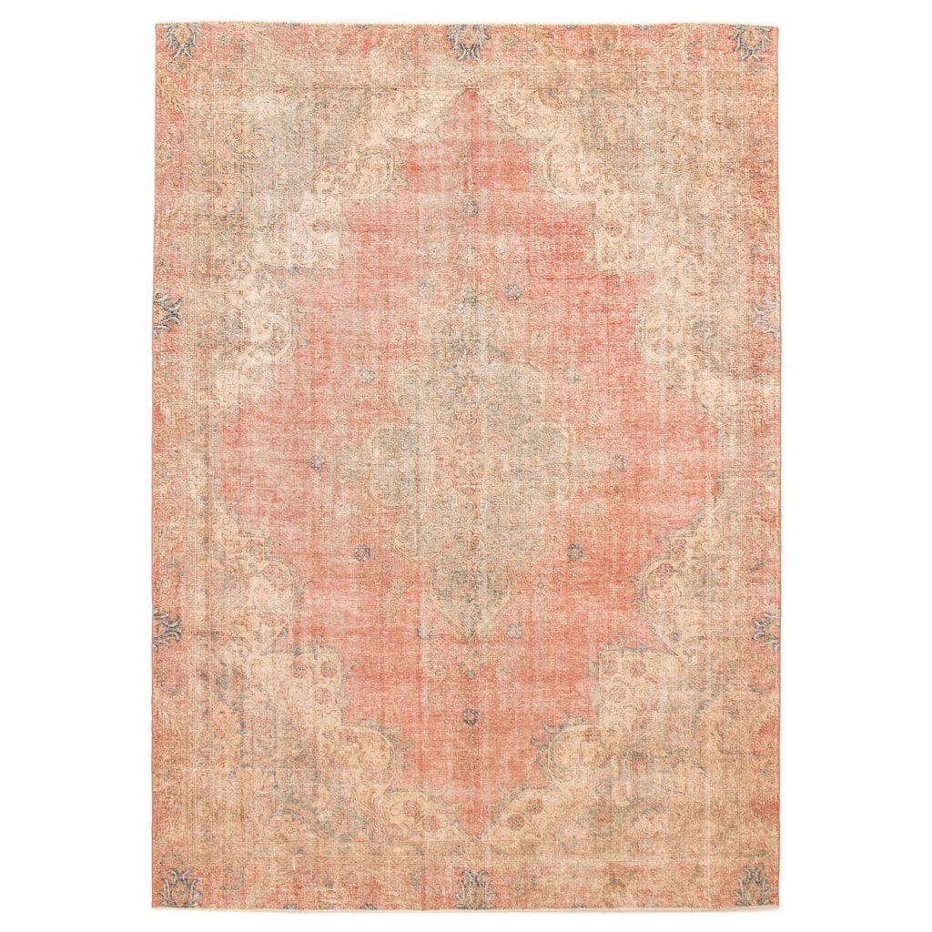 ECARPETGALLERY Hand-knotted Antalya Vintage Dark Copper Wool Rug - 8'2 x 11'8