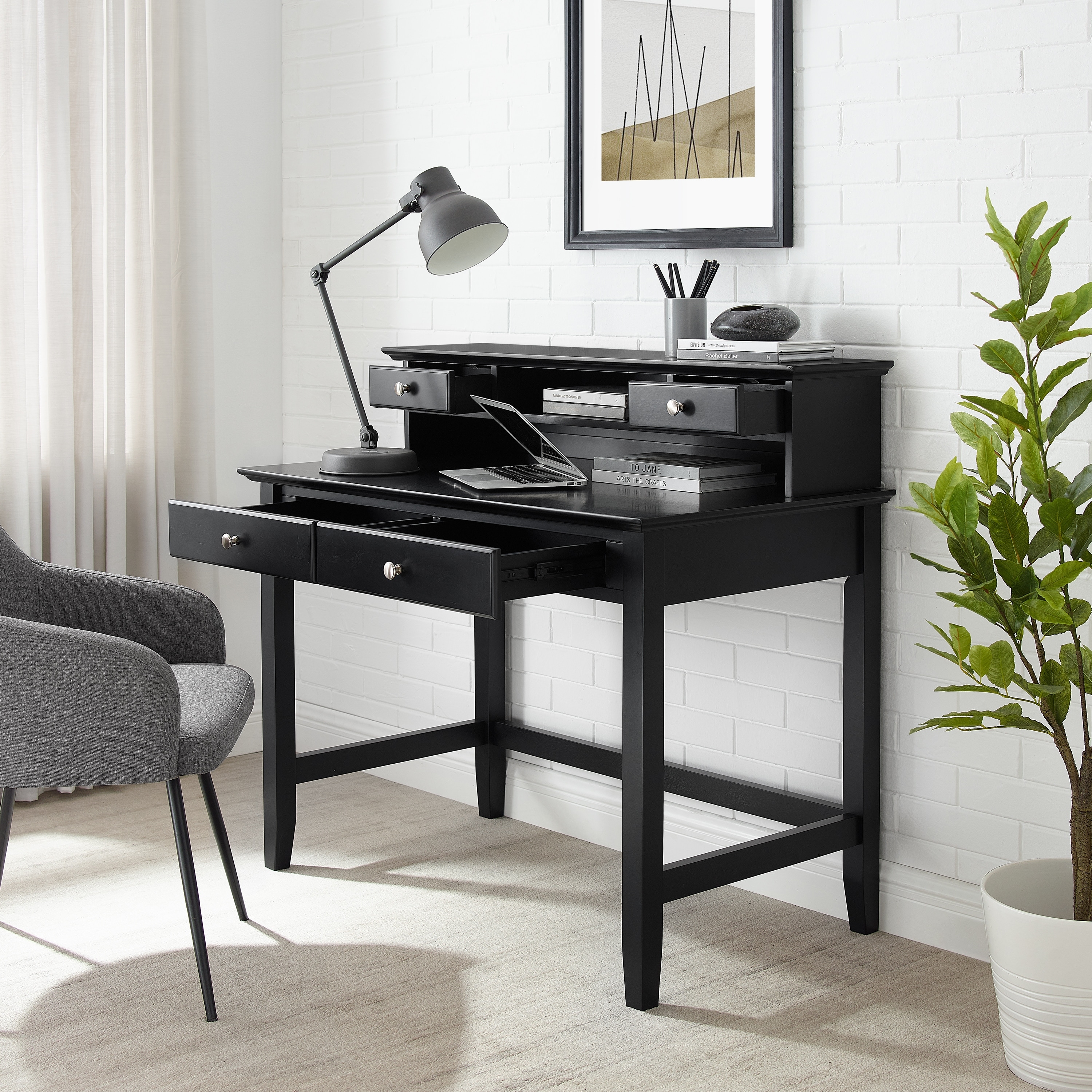 Campbell Desk And Hutch Set Bed Bath Beyond 34555471