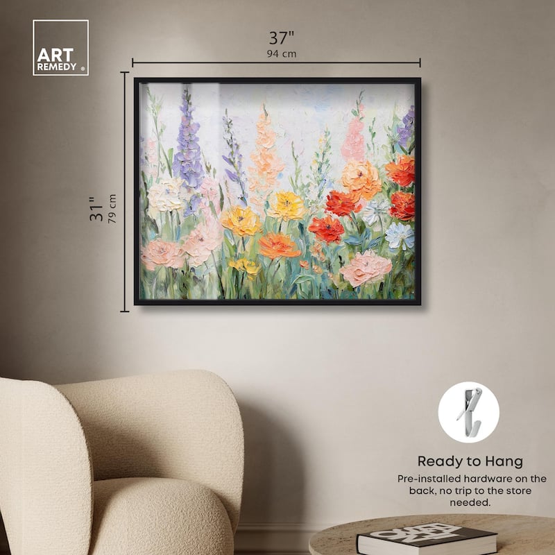 Summer Abundance I Shadowbox by Art Remedy