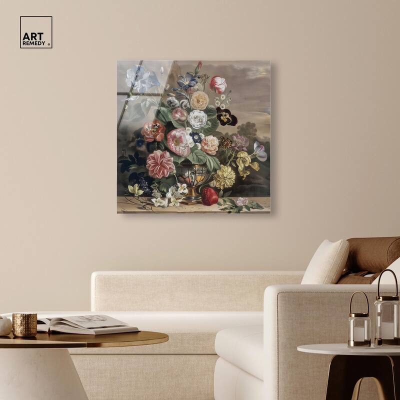 Classical Dream Vase II Acrylic by Art Remedy, Ready to Hang