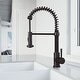 preview thumbnail 1 of 156, VIGO Edison 19" H Single Handle Pull-Down Sprayer Kitchen Faucet