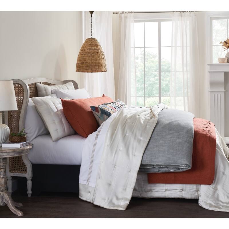 Harlow, Cotton, Mineral, Euro Sham