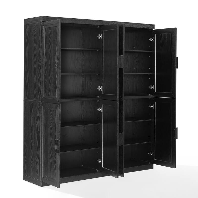Crosley Essen 2Pc Kitchen Pantry Storage Cabinet Set