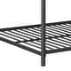 preview thumbnail 6 of 7, Black Full over Full Size Metal Furniture Triple Bunk Bed with Ladder and Fence for Bedroom, Kids, Boys and Girls