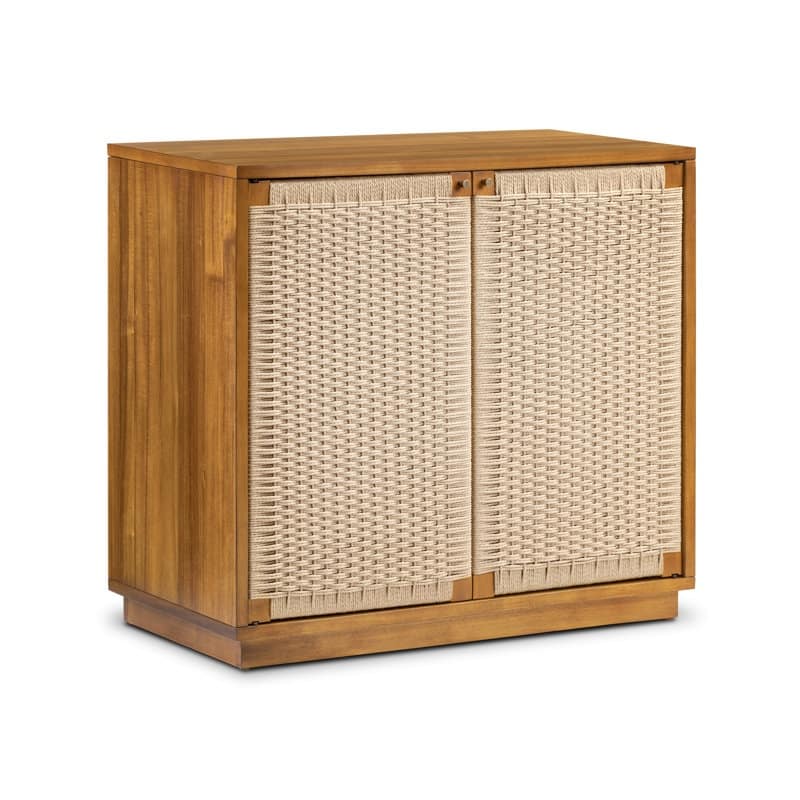 Poly & Bark Ella 35" Mango Wood Sideboard in Light Brown