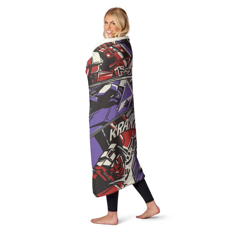Hasbro Transformers Silk Touch Sherpa Throw Blanket