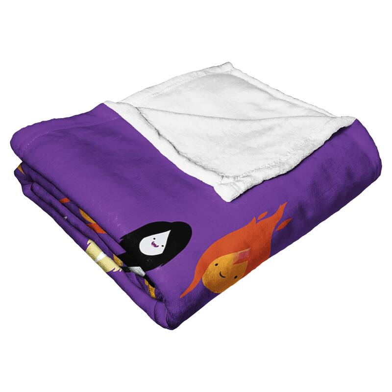 Cartoon Network Adventure Time Adventure Kalidescope Silk Touch Throw Blanket