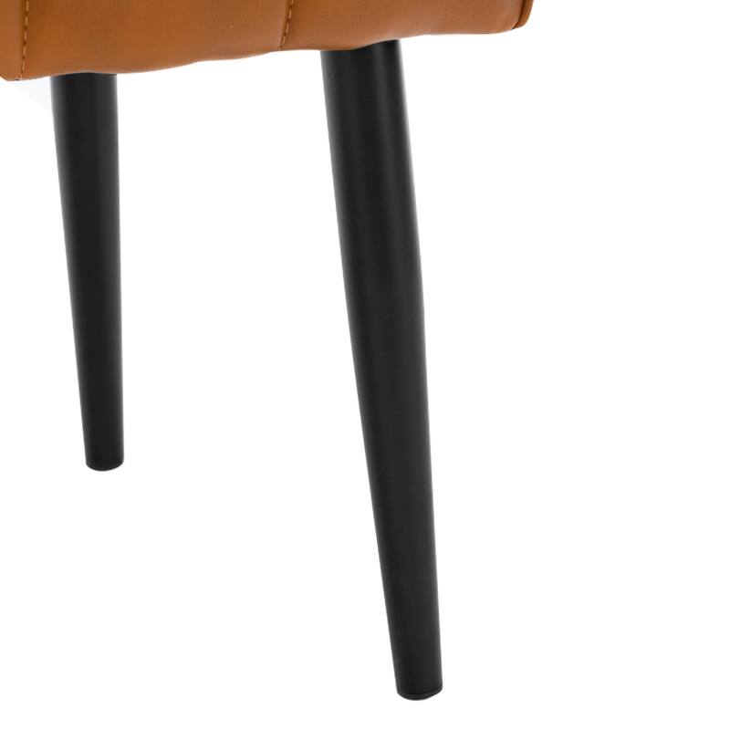 Upholstered Leather Entryway Bench, Bedroom Bench for End of Bed - 44.5"L