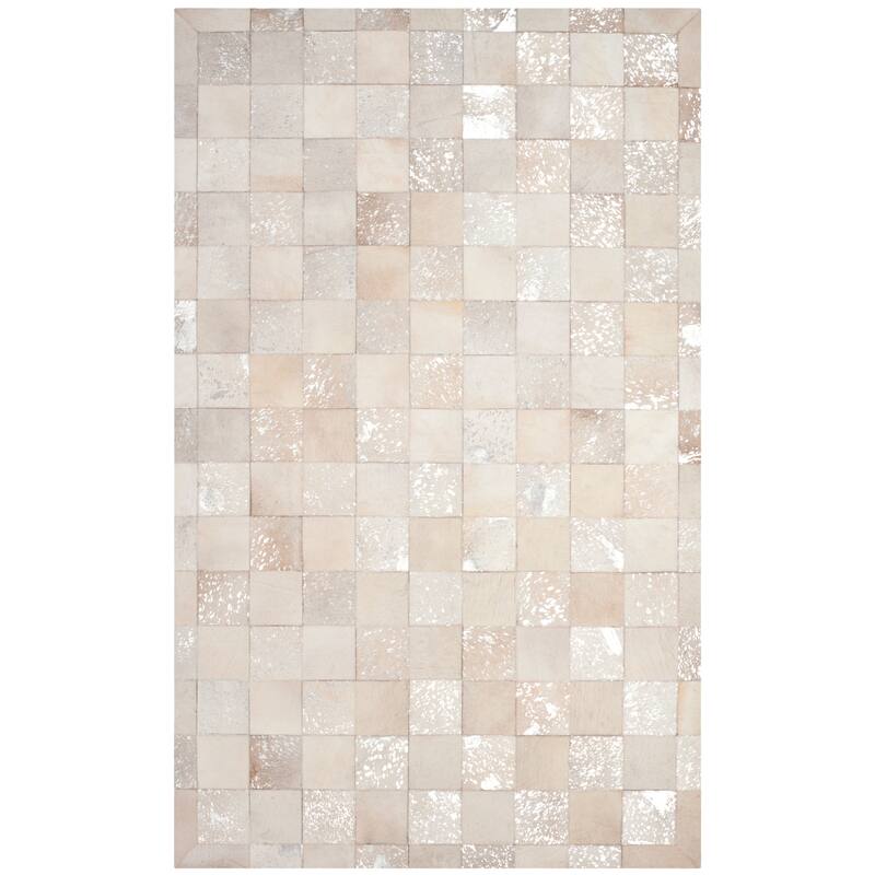 SAFAVIEH Handmade Studio Leather January Modern Leather Rug