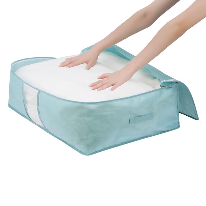1 Pack Clothes Storage, Storage Bags, Moving Bags for Organizing Bedroom, Clothing, Closet Organizers and Storage with Handles