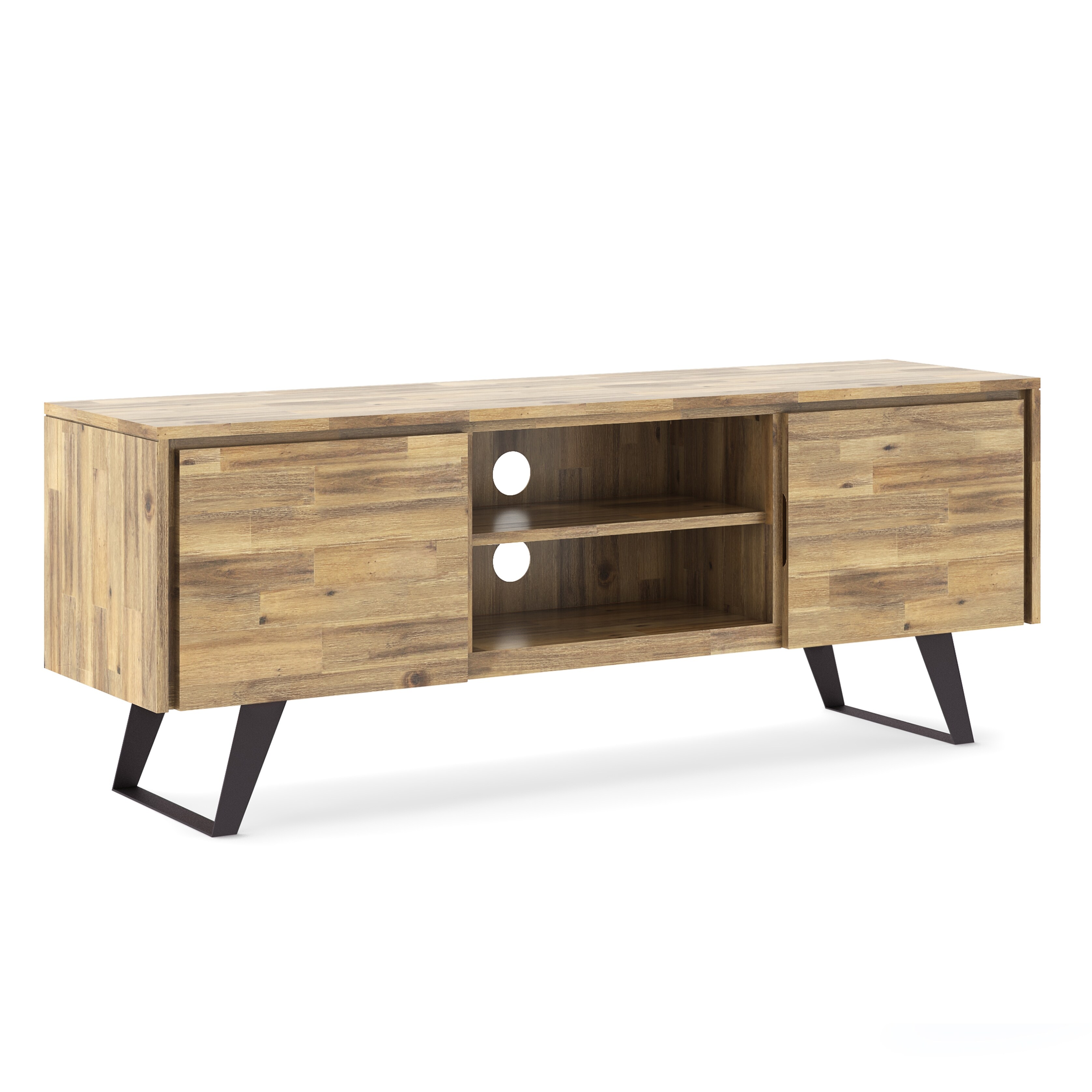 Elle solid wood tv stand for tvs up to 70 sales