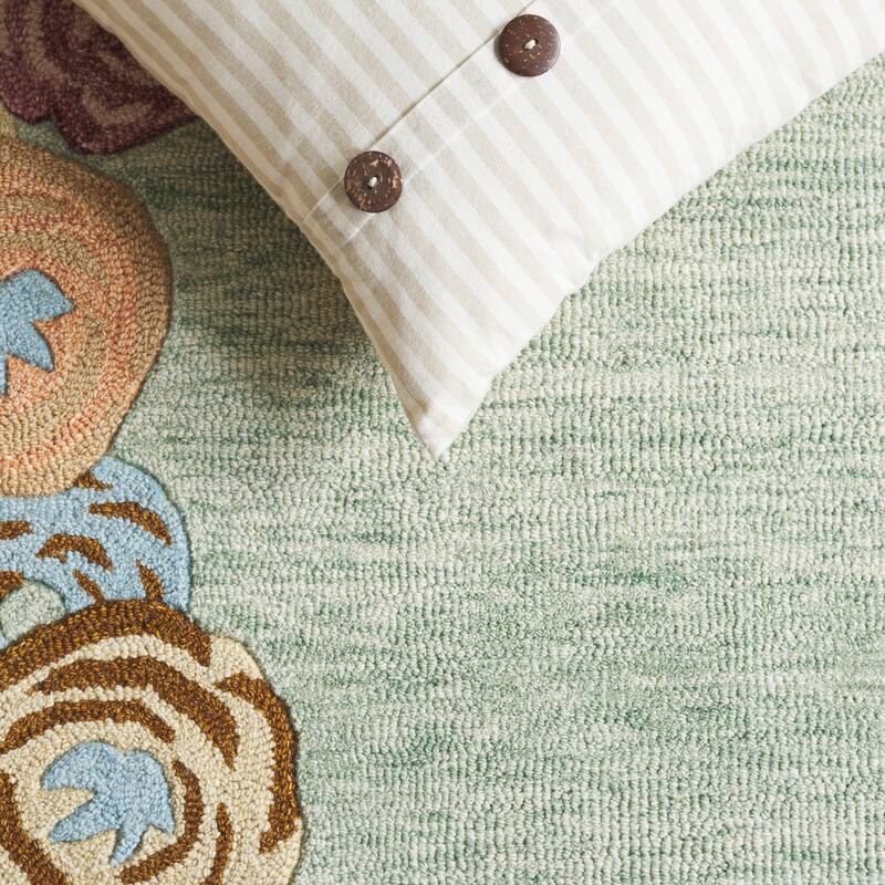 SAFAVIEH Handmade Jardin Mizue Floral Wool Rug