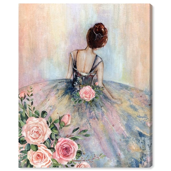 Rose Girl", Flower Princess Dress Traditional Pink Canvas Wall Art Print for Bedroom - Bed Bath & Beyond - 36040810 Rose Girl", Flower Princess Dress Traditional Pink Canvas Wall Art Print for Bedroom - Bed Bath & Beyond - 36040810
