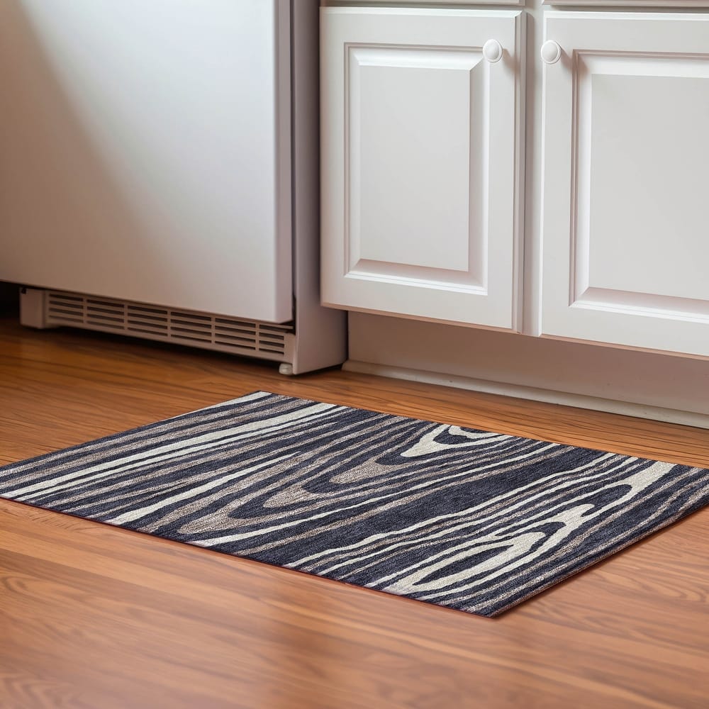 Premium Washable Super Soft Contemporary Grain Mayfield Rug