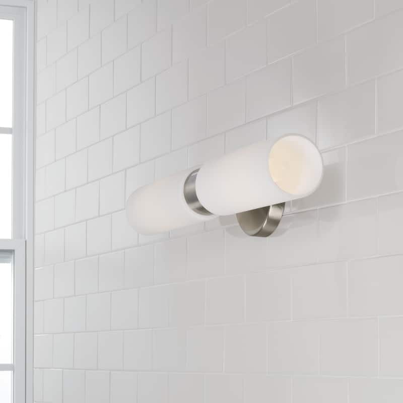 Theo 2-Light Sconce - 5"W x 20.5"H x 5"E